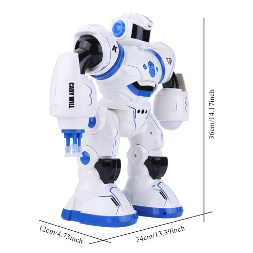Interactive Robot, Educational Playing, Programmable Actions For Kids, With Intelligent Remote Control, LED Lights, Talking Robot, Fun And Educational 1