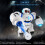 Interactive Robot, Educational Playing, Programmable Actions For Kids, With Intelligent Remote Control, LED Lights, Talking Robot, Fun And Educational 3