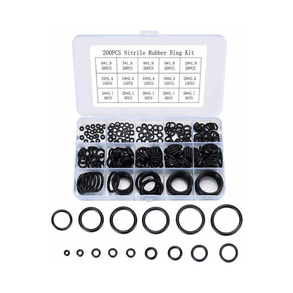 Essential Plumbing Companion, Universal O-Ring Assortment, Resilient To Oil And Heat, Conveniently Stored For Quick Access, Perfect For Plumbing, 9405630011333