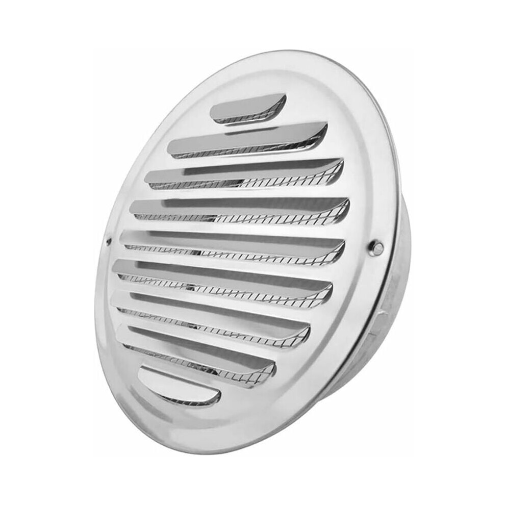 Screen Mesh Design For Rainproof Round Vent Cover, Easy Installation Stainless Steel Louver Grille For House Exhaust 9405630272567