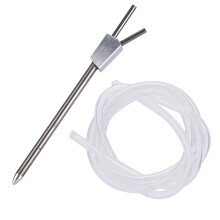 Precision Flight Instrumentation Kit, Durable Metal Air Speedometer Gauge with High Temperature Silicone Tubing for Safe Navigation