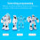 Interactive Robot, Educational Playing, Programmable Actions For Kids, With Intelligent Remote Control, LED Lights, Talking Robot, Fun And Educational 8