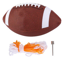 Official American Football, Anti-wear Sturdy And Durable Traditional British Rugby Appearance 9 Inches Pu Leather Ball With Excellent Elasticity For P
