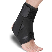 Knöchelbandage mit maximaler Metallverstärkung, Schnür-Knöchelbandage zur Unterstützung der Genesung nach Verletzungen, robuste