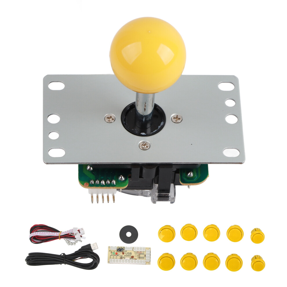 High-Quality Arcade Joystick, Original Joystick Firm Construction Durable For Arcade Machine Games, Compatible With Usb, Plug And Play, Accurate Posit 9301476600376