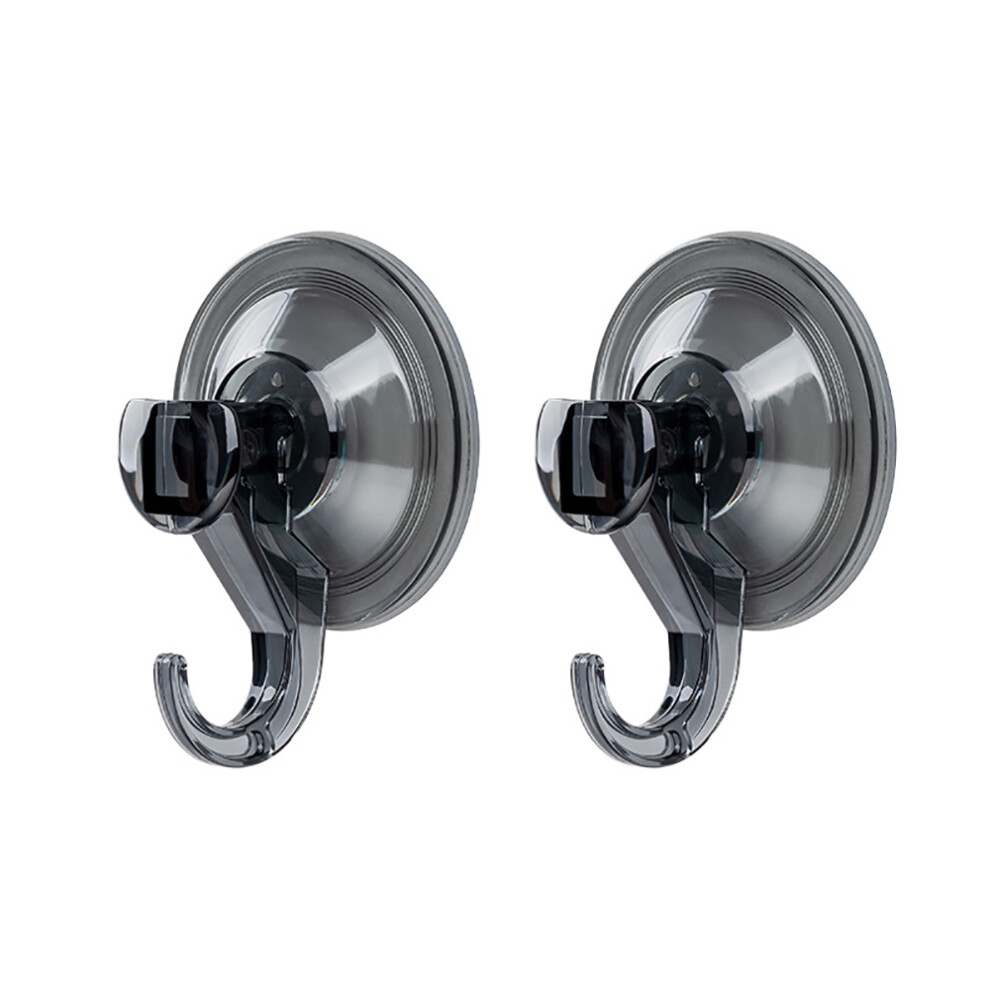 Suction Cup Hooks For Wide Application, Utility Hooks Strong Suction Non-Porous Smooth Surface, Set Of 6 Transparent Hooks Easy Install Remove