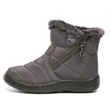 Botines de invierno para mujer, botas de nieve con forro de piel sintética, diseño para múltiples ocasiones y parte superior resistente al agua,