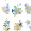 Blumenaufkleber für Scrapbooking, Vintage, 7