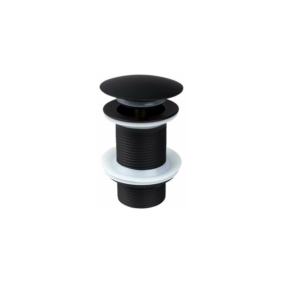 Bathroom Sink Drain Stopper, Push Pop-Up Mechanism With Overflow, Solid Brass Construction For Corrosion Resistance And Seamless Installation 9358999321431
