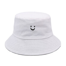 Lett bøttehatt for menn og kvinner, sammenleggbar design unisex solhatt med vendbar broderi, komfortabelt og slitesterkt pustende materiale for