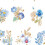 Blumenaufkleber für Scrapbooking, Vintage, 8
