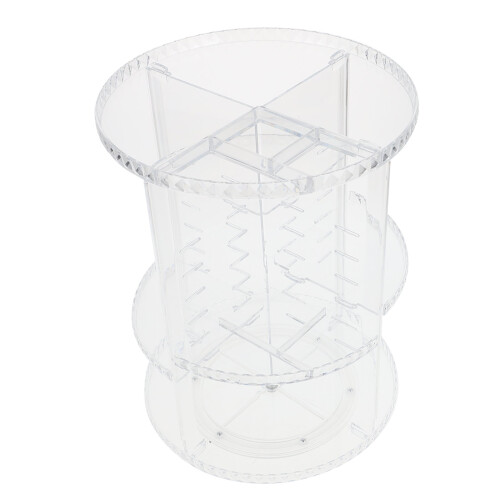 2Stk Transparenter Kosmetikaufbewahrer Organizer