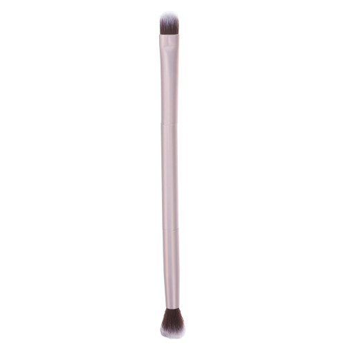 4St Professionele Dubbelzijdige Make-Up Kwast Roségoud Aluminium