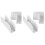 4St Stevige Plastic Basis Speelhekken Met Antislip 4