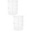 2Stk Transparenter Kosmetikaufbewahrer Organizer 9