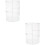 2Stk Transparenter Kosmetikaufbewahrer Organizer 8