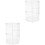 2Stk Transparenter Kosmetikaufbewahrer Organizer 5