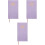 3Stk Lavendel Tragbarer Planer Organizer Aus Und Kunstleder 5