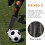 2Sets Ademend Voetbal Scheenbeschermer Zwart Beschermend 7
