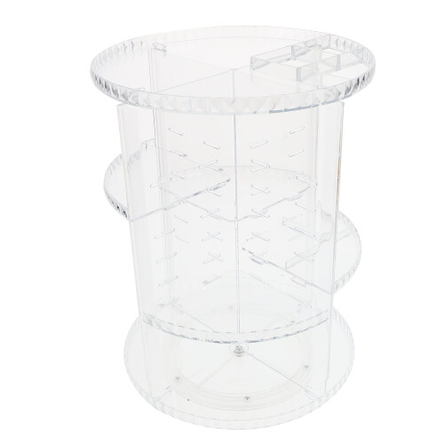 2Stk Transparenter Kosmetikaufbewahrer Organizer 2