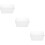 3St Voedsel Weegschaal Tray Plastic Draagbaar Transparant En Stevig 11