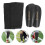 2Sets Ademend Voetbal Scheenbeschermer Zwart Beschermend 8