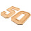 2Sets Multifunktionale Holztabletts Zahl Für Süßes Obstund Snacks 3