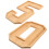 2Sets Multifunktionale Holztabletts Zahl Für Süßes Obstund Snacks 2