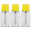 3Stk Pressflaschen Nagellackentferner Transparent Leckfrei Nachfüllbar 6