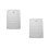 2St Reusable Massage Bed Cover Polyester Voor Schoonheidssalon Grijs 5