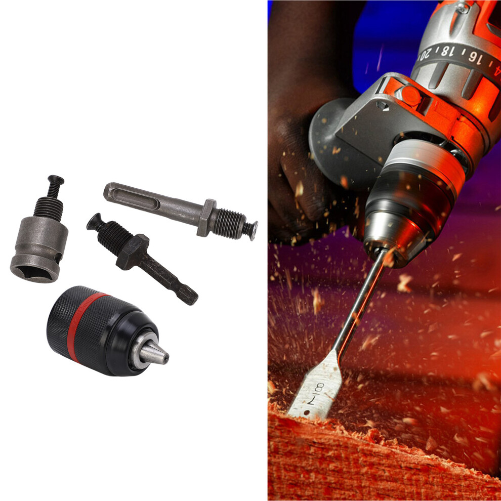 Quick Change Keyless Drill Chuck 2-13Mm Range 1/2In Sturdy 58Mm Design 5071371116848