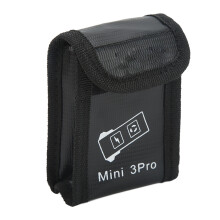 Battery Safe Bag, Explosion-proof Dust-proof Storage Case For Mini 3 Pro Batteries, Fireproof Heat Resistance Scratch Resistance Radiation Protection