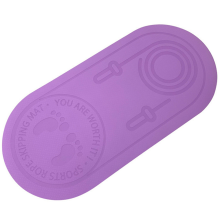 Tappetino per saltare con corda, protezione per pavimenti antiscivolo, design ispessito con isolamento acustico, tappetino per allenamento da 8 mm