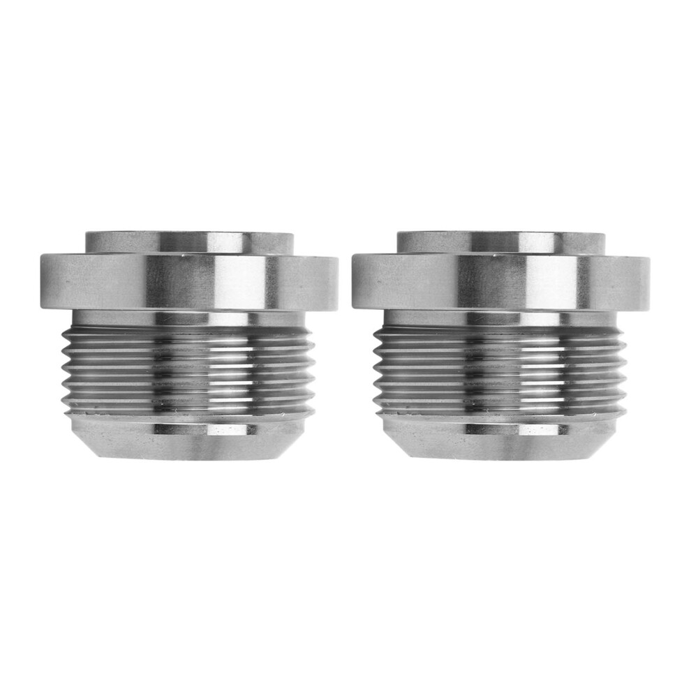 2Pcs Stainless Steel An16 Male Weld On Bung, 29Mm Length 8781371118205
