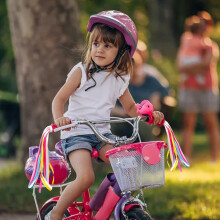Soft Smooth Wrinkle Free Bike Tassels for Children, Rainbow Handlebar Ribbon with 32 Ribbons Per Tassel, Exquisite Decoration and Gifts for Kids