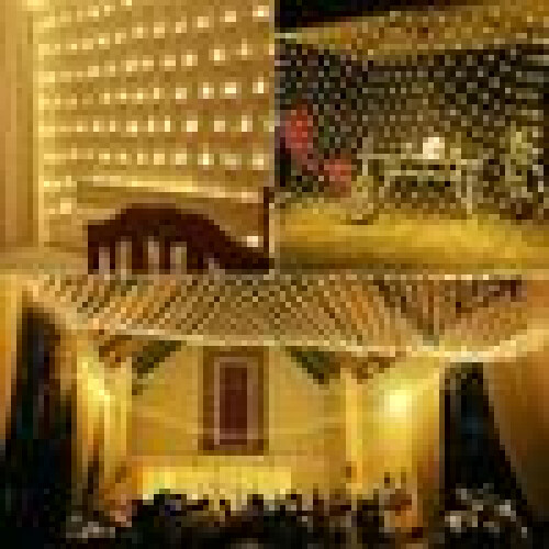 Chic Net Mesh Lights, 8 Modes 3x2M String Lights, Timer Function For A Memorable Celebration, High-Quality Decorative Lights (Warm White) 2