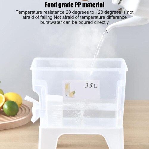 Κανάτα ποτού με ενσωματωμένη βρύση, ευέλικτη χρήση οπουδήποτε, διανομέας ποτών 2
