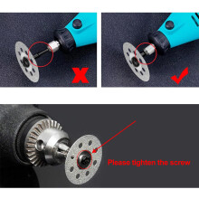 Ultimate Cutting Kit, Diamond Cutting Wheel For Precise Gemstone Work, Mandrel Ensures Stable Attachment To Rotary Tools, High-Quality Components For