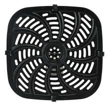 Bandeja de grelhar para fritadeira a ar com design de fluxo de ar Whirlwind para unidades de 8QT, bandeja de substituição com aquecimento uniforme,