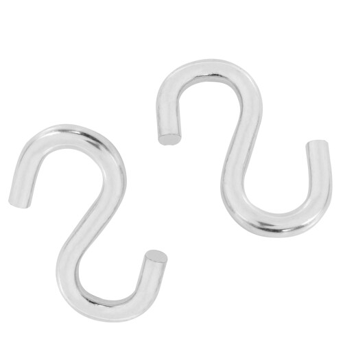 4-Pack Heavy-Duty S Shaped Hooks Hammock S Hooks Utility Hooks, 3-Inch Long 2