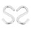 4-Pack Heavy-Duty S Shaped Hooks Hammock S Hooks Utility Hooks, 3-Inch Long 8