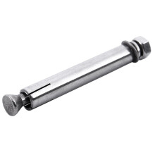 6Pcs Stainless Steel Style Shield Anchor Eye Bolts M6 x 82mm,Silver