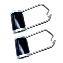 2X Soporte de Luz de Bicicleta Superligero para Accesorios de Bicicleta Plegable  (Negro Plateado)