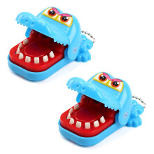 2X Small Toys Bar Crocodile Dentist Childrens Those Trick King-Size Bites Family Games Gag for Kids