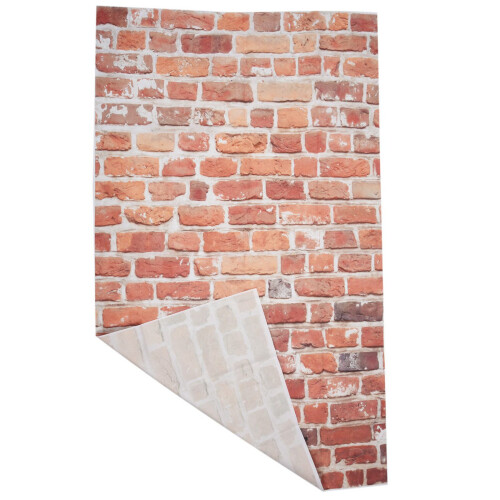 2pcs 3X5Ft Vinyl Vintage Red Brick Wall Studio Backdrop Photography Background Prop 1