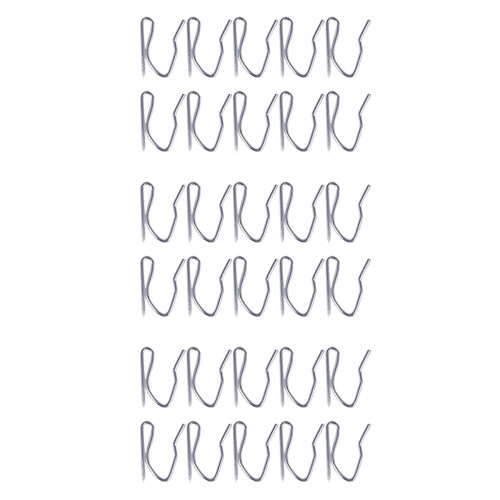 30Pcs Curtain Drapery Pin Hooks - Silvery