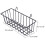 4 Pack Wall Grid Panel Hanging Wire Basket,Grid Wall Storage Basket,Wall Mount Baskets Display Shelves for Kitchen,Home 3