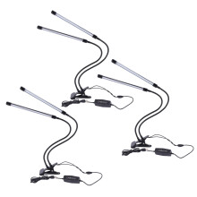 3X USB LED Indoor Grow Light,40W Full Spectrum Phyto Lamps Sunlight White for Plants House Hydroponics Succulent Box