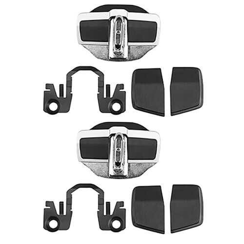 2 Sets for TRD Door Stabilizer Door Lock Protector Latches Stopper Covers for  Land  Alphard Vellfire