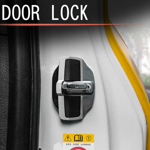 2 Sets for TRD Door Stabilizer Door Lock Protector Latches Stopper Covers for  Land  Alphard Vellfire 2